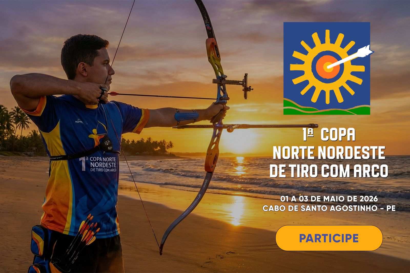 Pernambuco sediará a 1ª Copa Norte Nordeste de Tiro com Arco em 2026